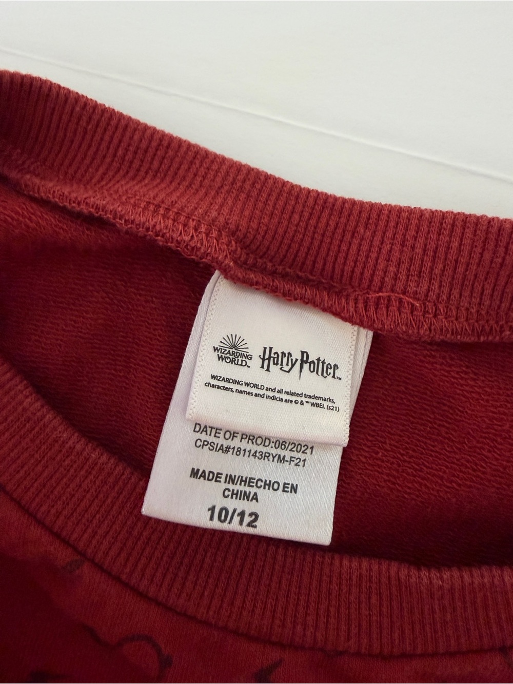 Harry Potter Girls Sweatshirt Dress 10 12 L - Picture 4 of 4